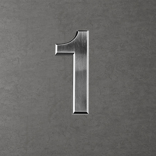 Stainless steel digital signage anti-oxidation customizable doorplate mailbox letter plate warehouse said the source factory direct supply