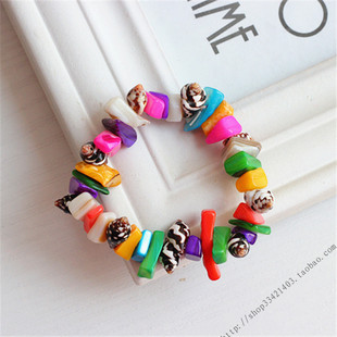 Natural shell bracelet bracelet handicraft souvenir scenic spot stall supply jewelry children's gift