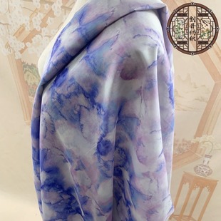 [Wist Flower] Оригинальная 30D шифоновая ткань с цифровой печатью, новое полупрозрачное летнее детское платье в национальном стиле в стиле шинуазри