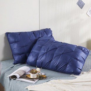 Five-star hotel Starry Sky one-piece delivery cervical support low pillow core single household feather velvet high pillow gift