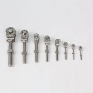 Factory Direct 304 stainless steel fork head closed Flower Basket Fork head tightener lifting belt support wire rope connection