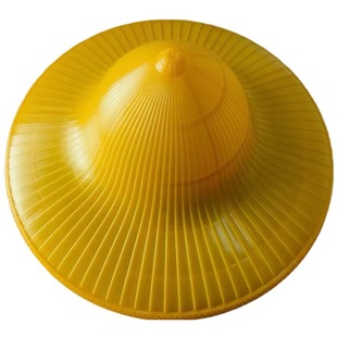 Unisex Large-Brimmed Plastic Bucket Hat Tea-Picking Fishing Hat Rainproof Sun Hat Farmer Outdoor Headwear Hat