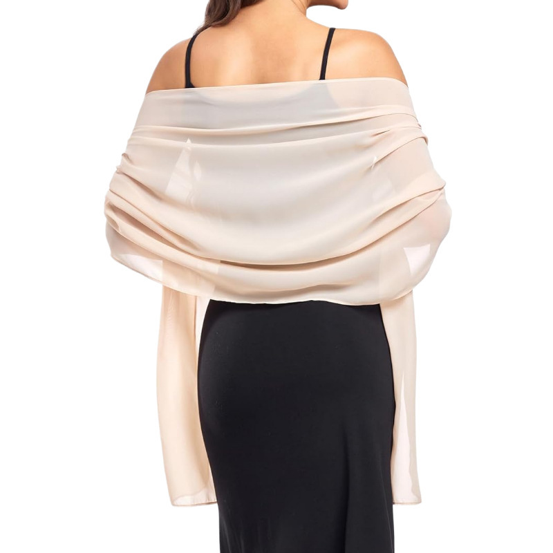 green emerald velvet dress Women's Pashmina Scarf main image 0