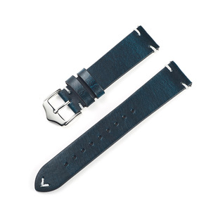 In stock vintage oil wax leather color-changing cowhide strap smart quick release leather strap watch accessories 18/20/22mm