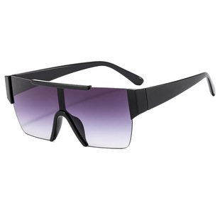One-piece sunglasses outdoor riding driving personalized fashion sunglasses trend little red book with sunglasses photo