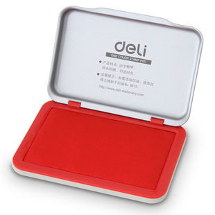 Deli Printing Table Quick Drying Financial Seal Box Large Printing Oil Printing Table Replenishment Liquid Printing Oil Wholesale