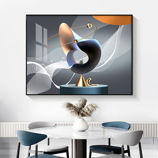 Electric meter box decorative painting modern simple 2023 new light luxury distribution box shelter mural electric meter box power hanging painting