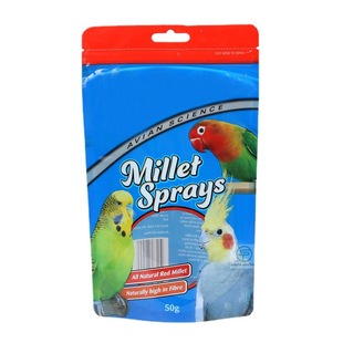 Small Batch Customized Parrot Thrush Bird Food Self-Standing Zipper Kangaroo Food Fish Food Pet Feed Eight-Sided Sealing Ziplock Bag