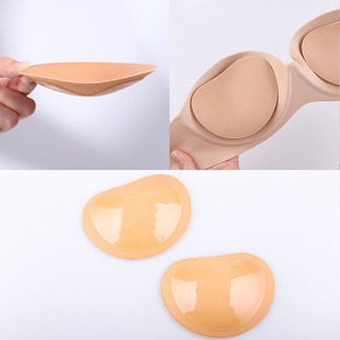 Enlarged Chest Pad Self-adhesive Thickening Anti-shedding Anti-embarrassment Sponge Biological Silicone Chest Pad Insert Rejects Empty Cup