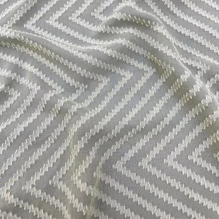 Chiffon Large Wave Jacquard Cloth Polyester Chiffon Cut Cloth Spring and Summer Dress Dress Performance Clothing Hanfu Fabric