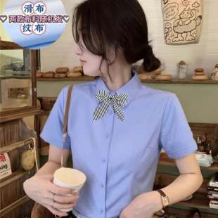 White High-End Waist-Cinching Long-Sleeved Shirt for Women Spring New Collar Unique and Beautiful Shirt Top