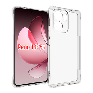 Oppo Reno 13F 5G International Edition Mobile Phone Case Protective Cover TPU Suitable Anti-slip Anti-drop Cover Fine Hole