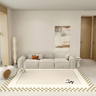 French-style Cashmere Carpet Plush Skin-friendly Living Room Sofa Coffee Table Floor Mat Full Bedroom Foot Bedside Blanket