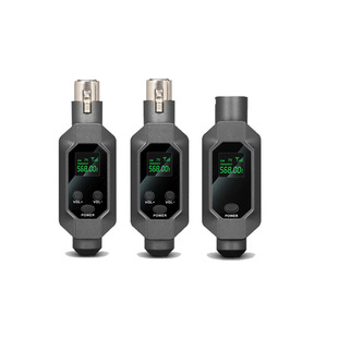 Wireless grenade system capacitor moving coil microphone transmitter receiver handheld microphone wired to wireless converter