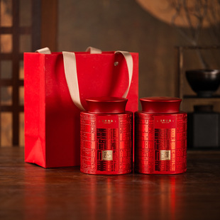 Ретро Yunnan Red Tea Железная банка высокого класса Phoenix Diancong дикое древнее дерево черный чай Jiuqu Red слива герметичная банка