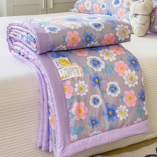 Summer Cool Quilt Double Air-conditioning Quilt Summer Single Dormitory Thin Quilt Double Spring and Autumn Quilt Washable Lunch Break Cool Quilt