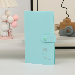 Ins Small Card Storage Album Students Use 3-inch Aidou Beanstalk Collection Album Card Holder Cute Transparent Card Bag