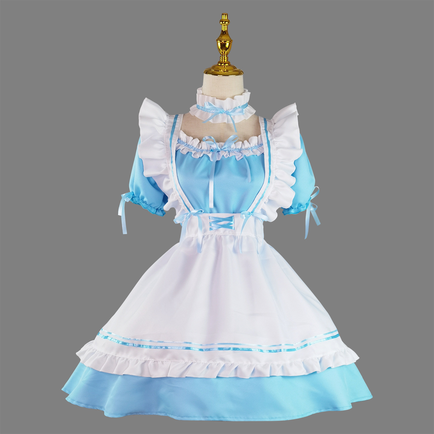 Miracle Nikki Travels Around the World Red Wine Sweetheart Maid Outfit Lolita Cute Maid Costume Cosplay Mobile Game