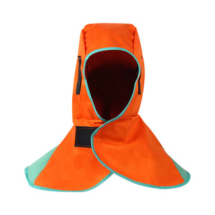 Flame retardant fireproof dustproof shawl polishing anti-splash Hood welder anti-scald protective cloak flame retardant cap