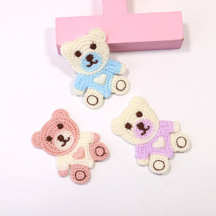 Cross-border Explosions Clothing Accessories Clothes Patch Stickers DIY Cute Cartoon Love Bear Embroidery Patch Stickers Cloth Stickers