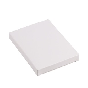 156-160mm Universal small white box wholesale Amazon blank box spot white cardboard double flat paper box