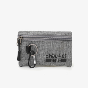 Hot New Wholesale Oxford Cloth Coin Purse Coin Bag Waterproof Portable Small Wallet Coin Card Bag for Men and Women