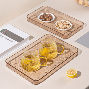 Cup Tray Rectangular Tea Tray Tea Tray Household Tea Set Living Room Coffee Table Fruit Tray Tea Tray Fruit Tray Plastic