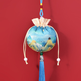 Dragon Boat Festival Sachet Moxa Mosquito Repellent Sachet Classical Guofeng Hanfu Accessories Pocket Car Pendant Empty Bag Wholesale