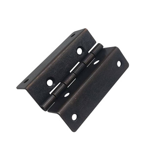 Four fold hinge factory wholesale iron hinge double bend hinge cabinet door hinge furniture hardware connector accessories iron