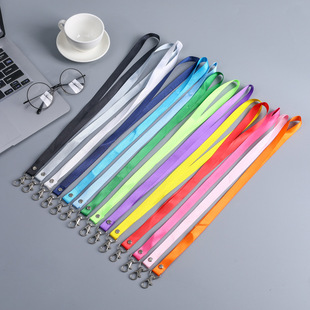 Factory wholesale metal buckle badge lanyard work certificate lanyard card set badge lanyard hanging rope manufacturers