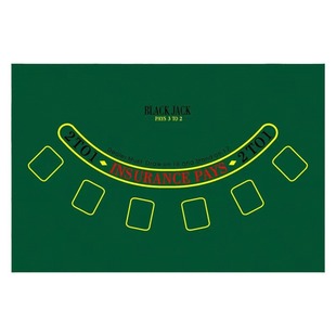 Texas Hold'em Table Mat Hundred Dice Sic Treasure Tablecloth Mat Round Chips Poker Black Jack Table Mat