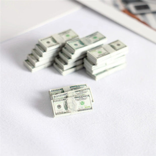 dollhouse Pocket Miniature Banknote Mini Dollar Model Accessories BJD Money Props Banknote Food Play