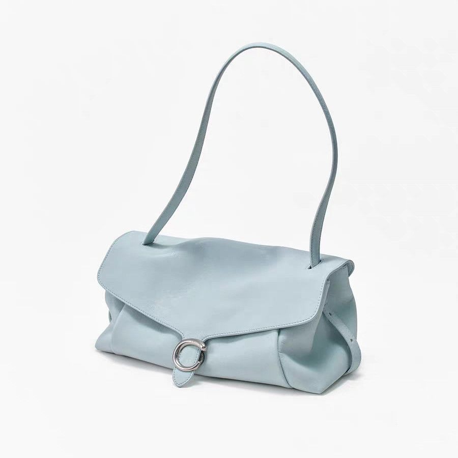 Sunlight-colored underarm bag, 2026 new women's bag, design-conscious messenger bag, light luxury and high-end commuter shoulder/crossbody bag.