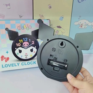 Sanrio coolomi трехмерная форма будильник спальня немой часы девушка общежитие часы украшения призовая партия