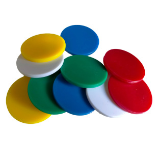 Chip Card Bonus Coin Texas Hold'em Chess Room Special Chip Coin Plastic Round Chip Set Mahjong Chips