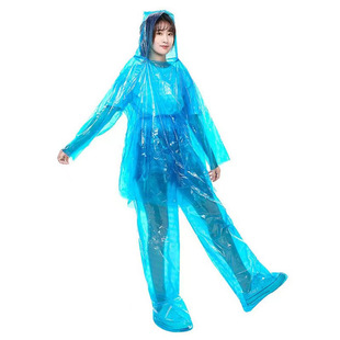 Disposable Raincoat Rain Pants Thickened Split Drifting Suit Full Body Waterproof Outdoor Travel Cycling Poncho