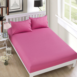 Foreign trade cross-border Europe and the United States Amazon urine proof bed cover waterproof bed hat machine washable solid color sanding mattress protection supply
