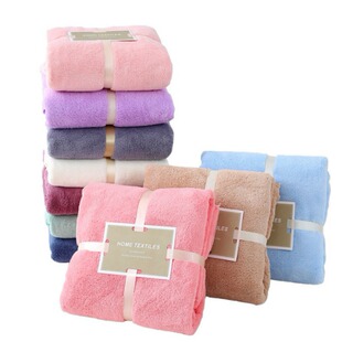 Factory in stock coral fleece towel bath towel mother towel thickened absorbent two-piece activity gift towel wholesale