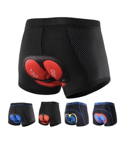 Cycling Underwear Summer Men and Women's Outer Wear Shock-absorbing Silicone Cycling Pants Mountain Highway Bike Shorts Equipment
