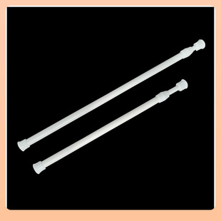 Installation-free shower curtain telescopic rod perforation-free door curtain rod curtain rod balcony clothes drying rod wardrobe clothes hanging rod extension