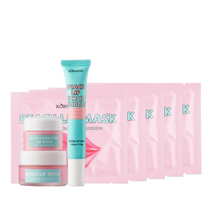 KORMESIC персиковый набор для ухода за губами Lip care set увлажняет и увлажняет трансграничные внешнеторговые производители оптом