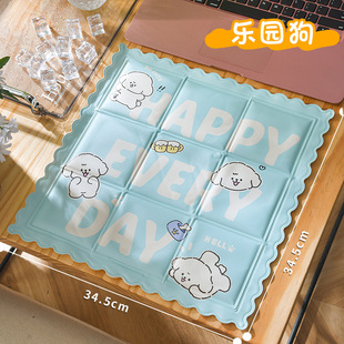 Summer Cooling Ice Mat Cushion Student Dormitory Car Office Water Mat Gel Free Water Injection Ice Mat Water Mattress