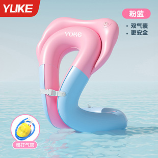 Children's swimming ring over 345 years old Life Buoy anti-flip floating ring inflatable underarm ring baby thickened PVC swimming ring