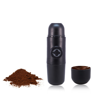 Cross-Border Popular Household Small Portable Coffee Machine Italian Hand-Pressed Manual Espresso Outdoor Camping Style Coffee Machine