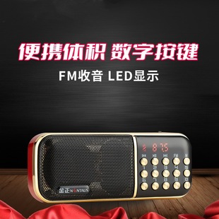Jinzheng B851 радио двойная батарея двойная карта портативный многофункциональный плеер