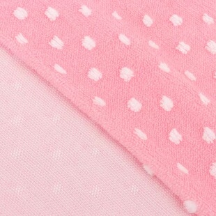 Spot 240G Shu Cotton Velvet Small Polka Dot Jacquard Velvet Lamb Wool Cotton Velvet Home Shoes Christmas Hat Fabric