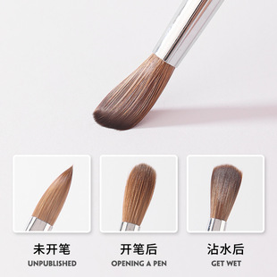Source manufacturers cross-border wholesale new mink hair nail pen Siberian crystal pen carved brush kolinsky