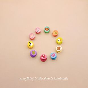 New Baby's Small Grab Clip Broken Hairpin Girl's Cartoon Hair Accessories Cute Flower Headwear Color Children's Small Clip