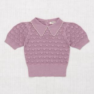 ins2024 autumn and winter mp series with Nordic style super soft bow tie lace long sleeve top for boys and girls NY