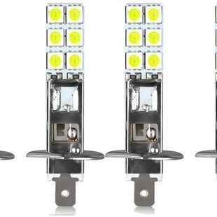 [Factory direct] car LED H1 fog lamp anti-fog lamp H1-12SMD-5050 chip high brightness fog lamp